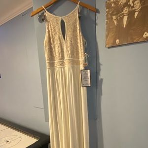 Beautiful high neck prom dress